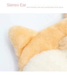 Tissue Box Cover Soft Adorable Corgi Butt Shaped Creative Storage Bag Hanging Pouch Tissue Box Wrapper For Car Home