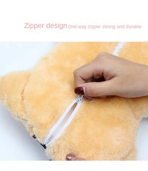Tissue Box Cover Soft Adorable Corgi Butt Shaped Creative Storage Bag Hanging Pouch Tissue Box Wrapper For Car Home